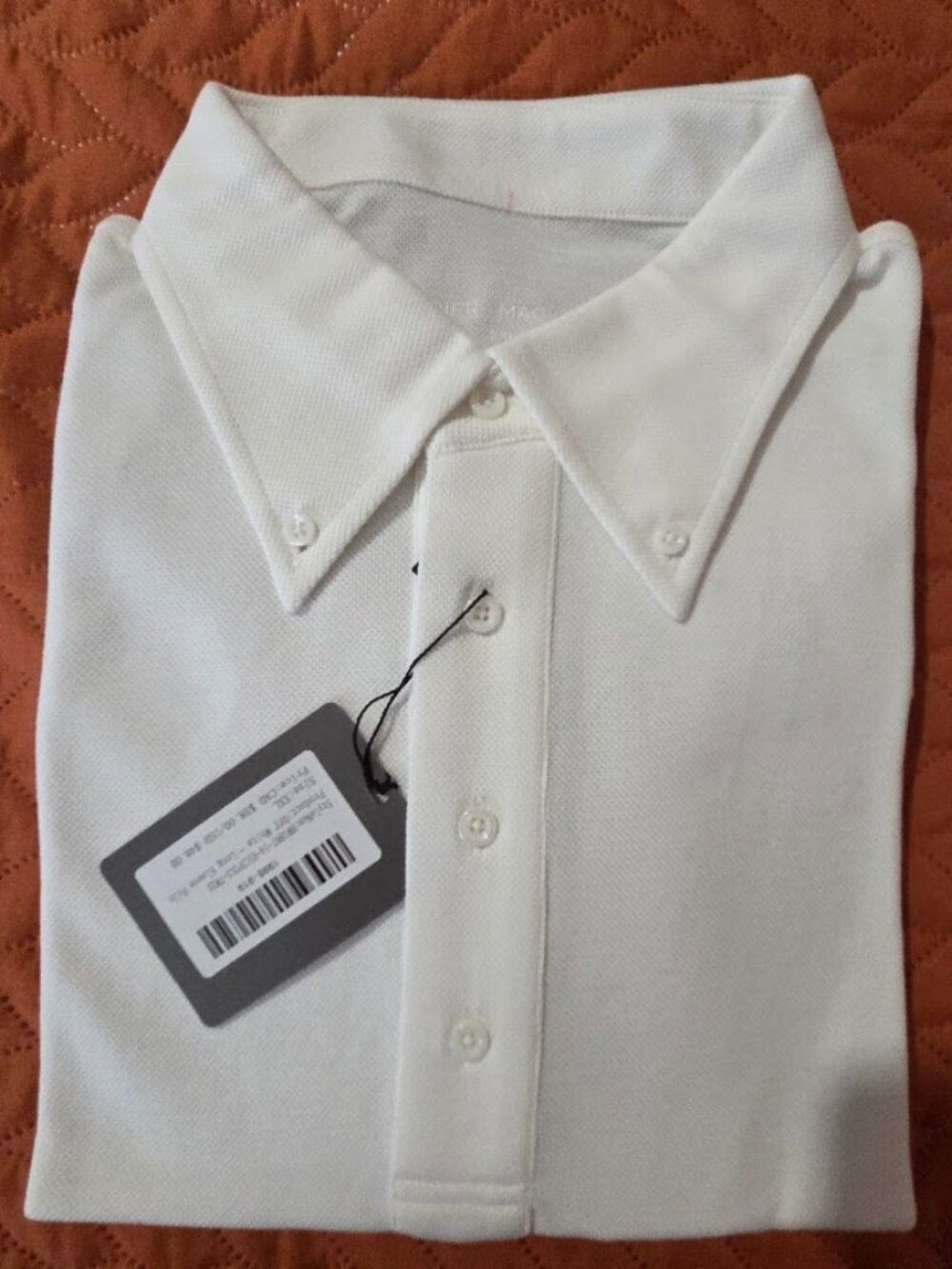 Spier & Mackay long sleeve off-white polo
